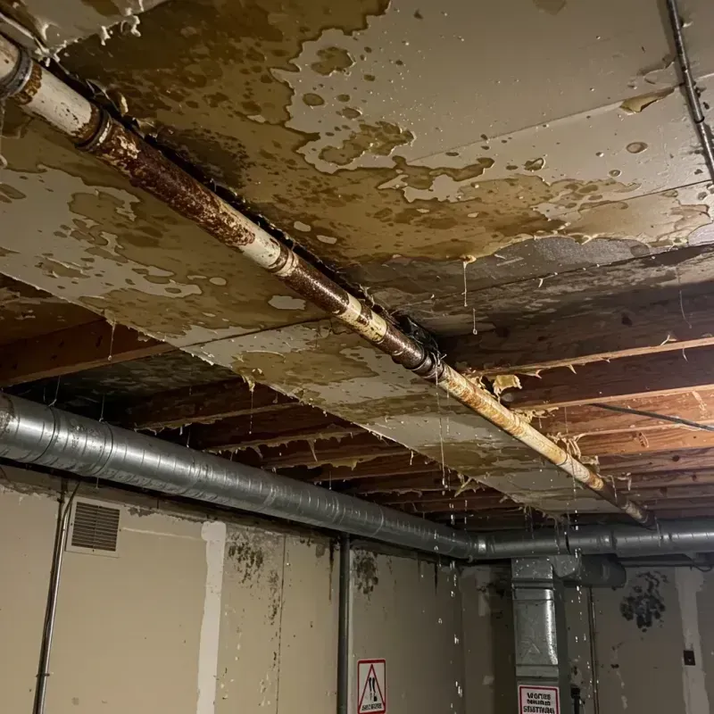 Ceiling Water Damage Repair in Robertson County, TX